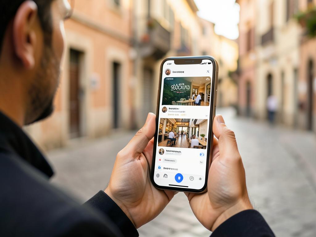 Assistente IA che consiglia un'attività locale