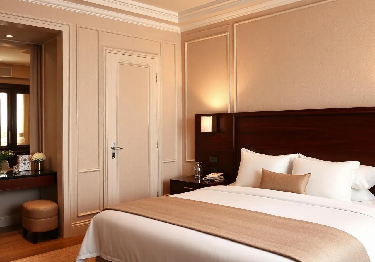 Camera deluxe di un boutique B&B luxury — concept sito web 4 Web Lab