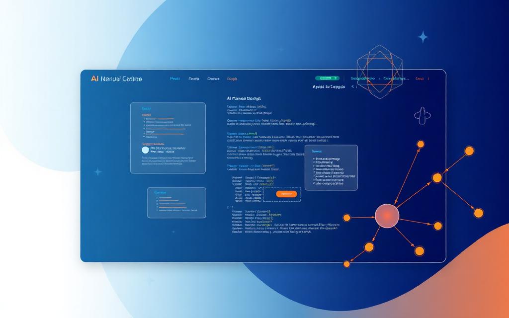 Interfaccia digitale per la creazione di siti web con intelligenza artificiale