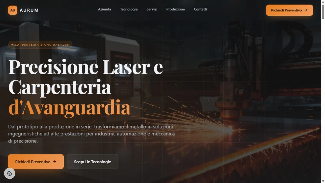 Hero del concept Aurum CNC